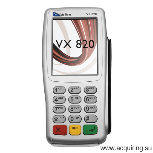 Банковский платежный терминал - пин пад Verifone VX820 под проект Прими Карту в Тюмени
